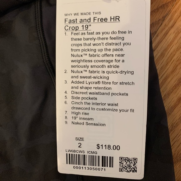 Fast and free HR crop 19” camo - Picture 7 of 7